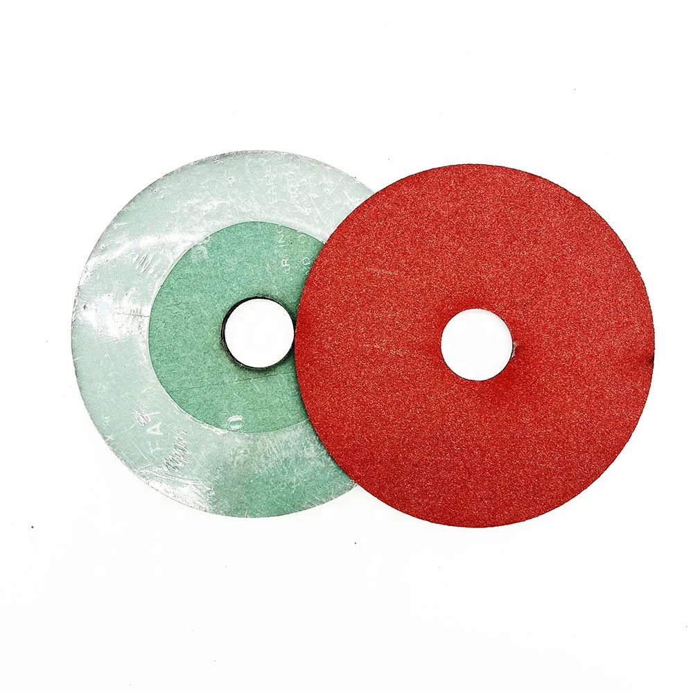 115mm 4-1/2 In Resin Fiber Disc Aluminum Oxide Sanding Discs P60 Round Hole Abrasives For Grinding Metals