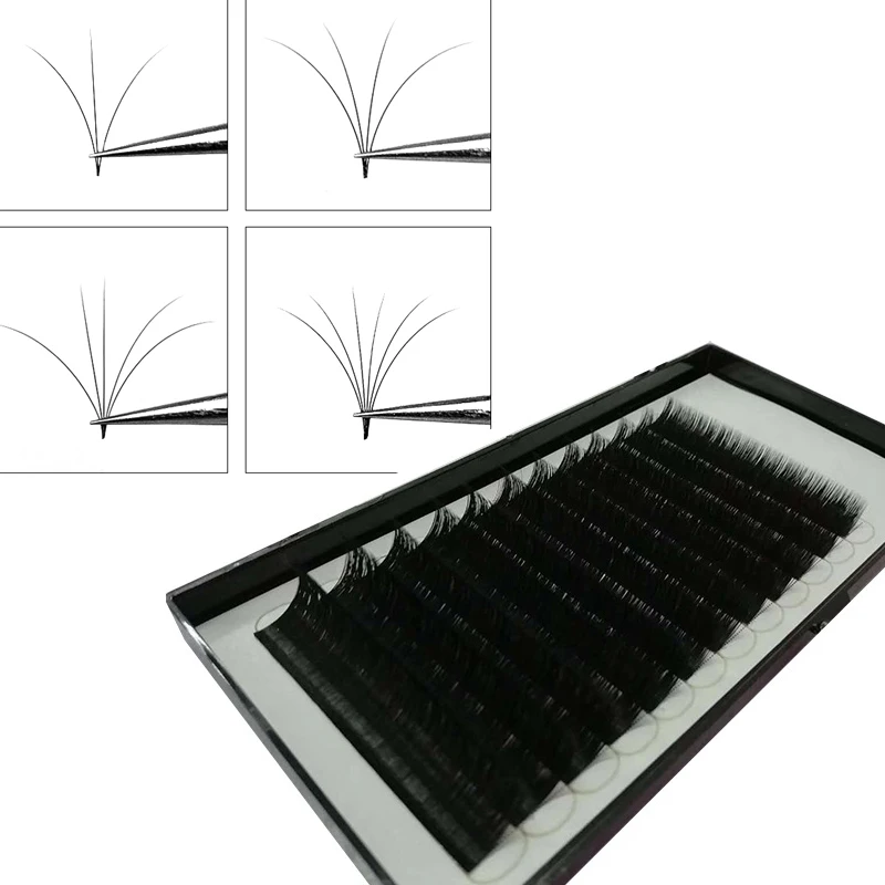 Накладные ресницы, русский объем, легкое наращивание, частная этикетка, 0,03, 0,05, 0,07 мм