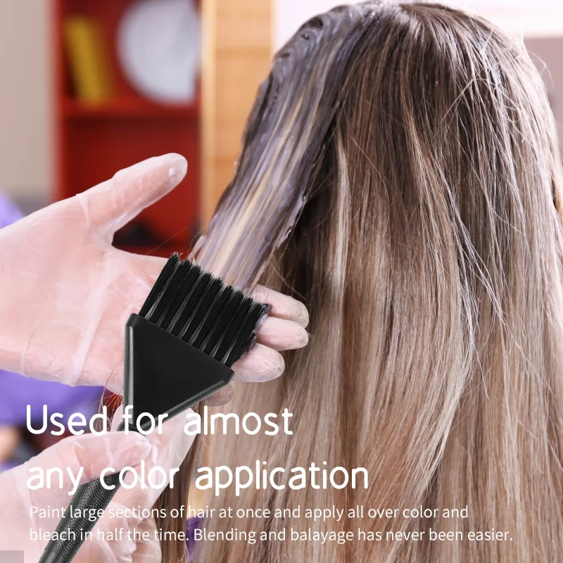 Private Label Salon Barber Hair Bleach Dyeing Tool Hair Salon Color Dye Brush OEM Professional Hair Coloring Tint Brush