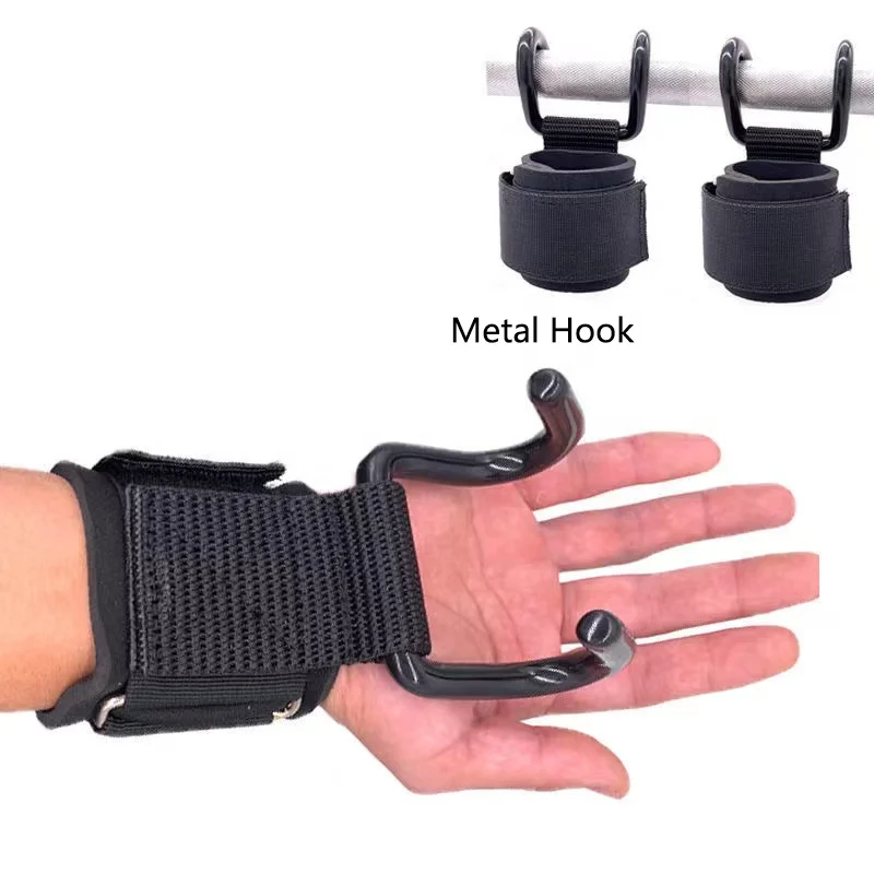 OEM Lifting Horizontal Bar Pull-up Assist Hook Fitness Gloves Leather Unisex Gloves Labor With Equipment