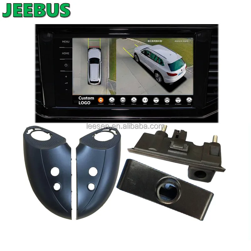 FHD Night Vision 1080P 3D360 Degree Bird View Camera Monitor System for Audi Q5 Q7