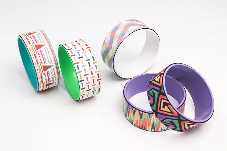 changnore Private Label Color Natural PU Yoga Wheel Yoga Wheel Roller Column Eva Paint Foam Roller