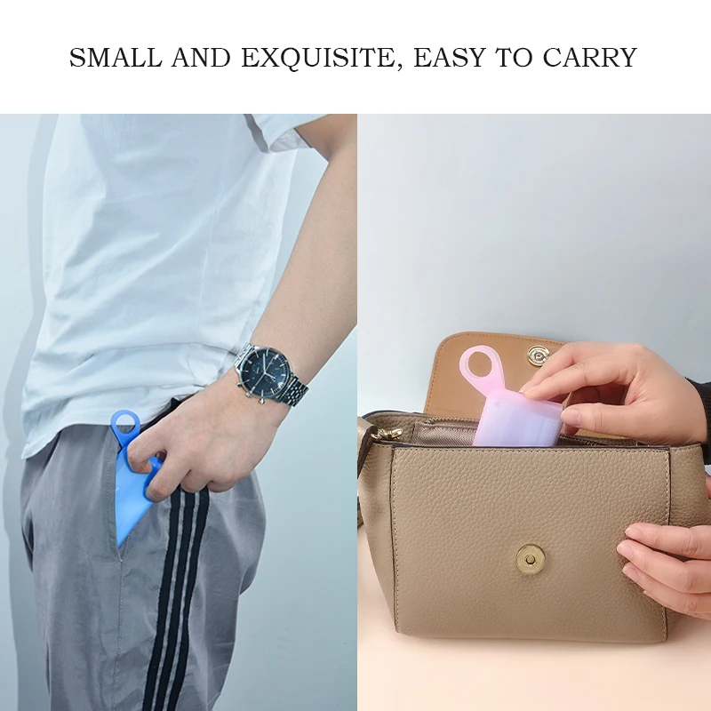 
Disposable collapsible and portable facemask storage clip containers masked storage pouch masking organizers case 