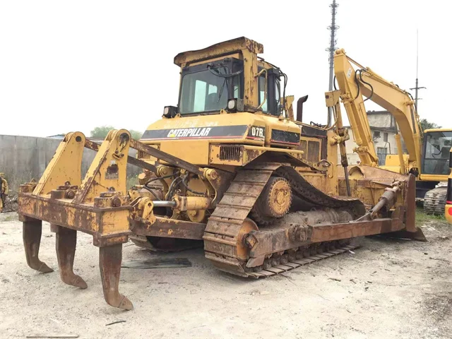 High Quality Caterpillar Bulldozer d7r d7g d7h,Cat Crawler Bulldozer With Ripper