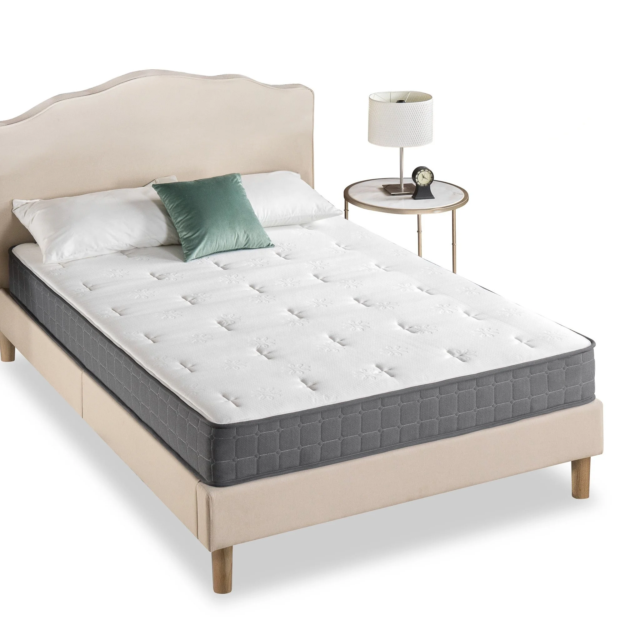 Twin Bed Full Size Latex Pillow Top Mattress For Sale Rolled Up Bonnell Spring Pu King Queen Twin Foam Mattress