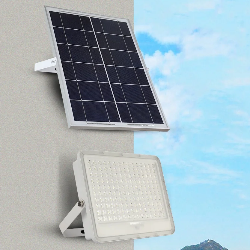 New style dusk to dawn 50w 100w 150w 200w 300w 400w led solar flood light