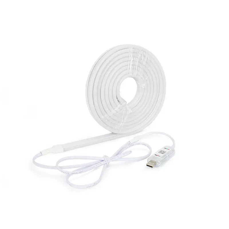 E-Sports room dimming atmosphere light strip APP remote control adjustment strip light 5V USB colorful RGBIC neon light