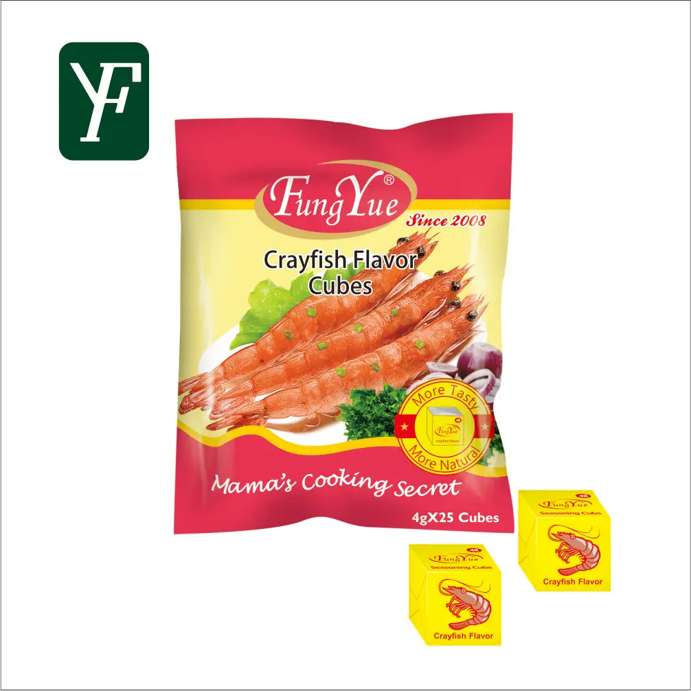 
Crayfish Bouillon Cube With Seasoning For Soup Bouillon 