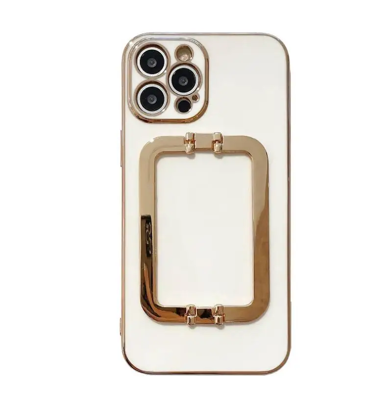 2021 Protective Phone case For iPhone 11 12 Pro Max lady case with bracket ins Phone Cover For iPhone 7 8 12 Pro Max