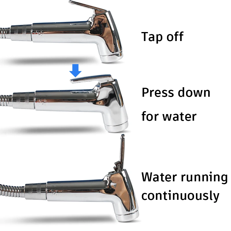 TYTXRV RV Motorhome Accessories Black RV Exterior Shower Box Outdoor Exterior Adjustable Hot And Cold Water Shower Set