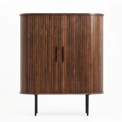 Custom Wooden Dining Room Furniture Modern Antique Buffet Cabinet Sideboard With Sliding Door