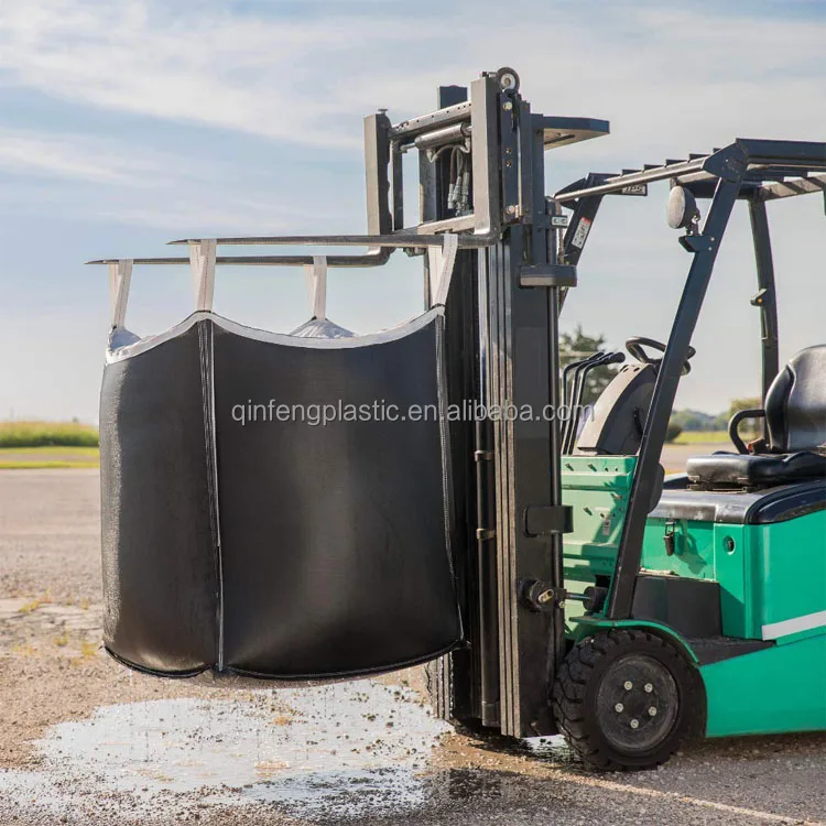 factory price custom 1 ton 1000kg virgin pp sludge oil filter dewatering fibc maxi jumbo bag manufacture for sale