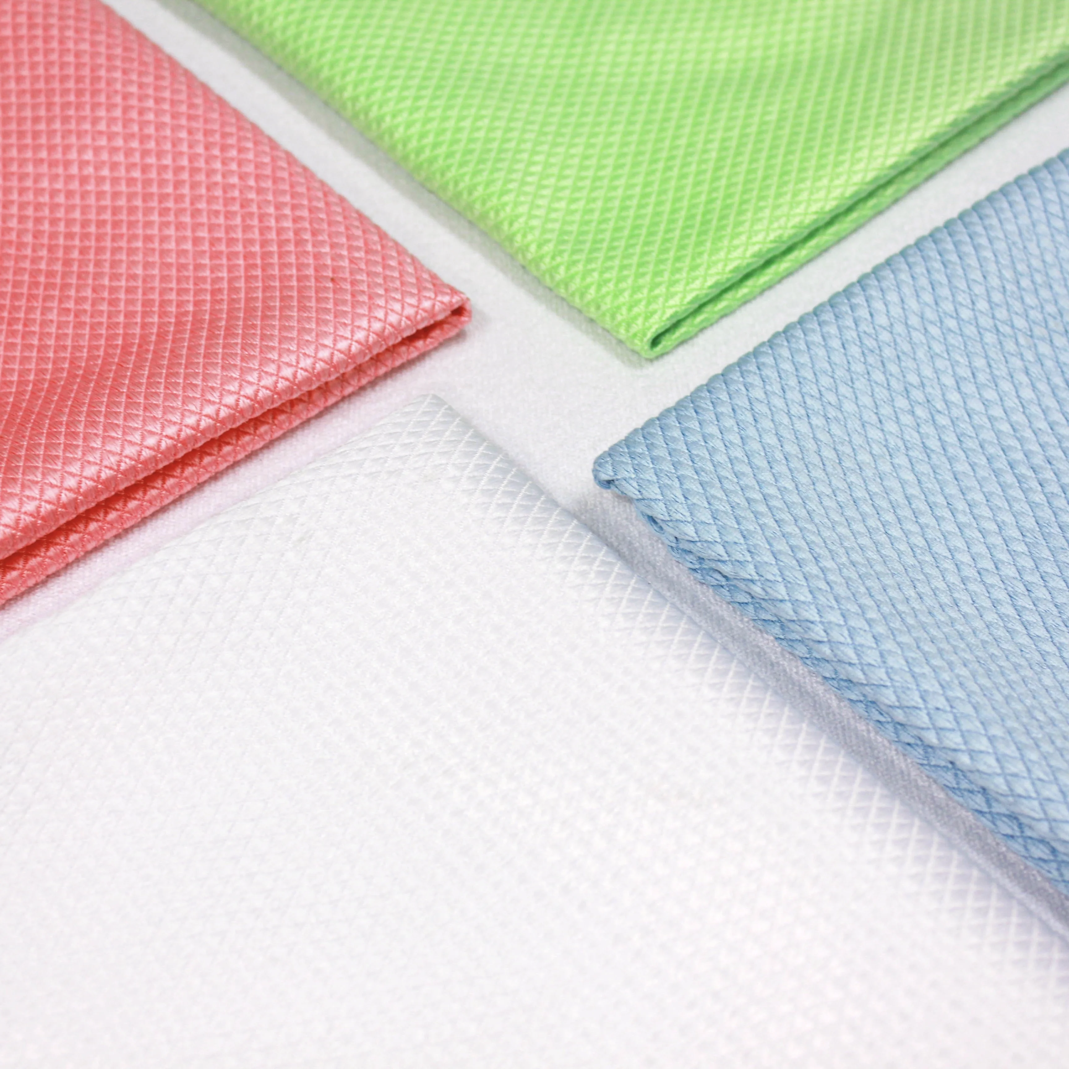 Strong Stain Removal Strong Water Absorption Quick-dry Polishing Colorful Microfiber Cleaning Cloth Fish scale Fabric Roll