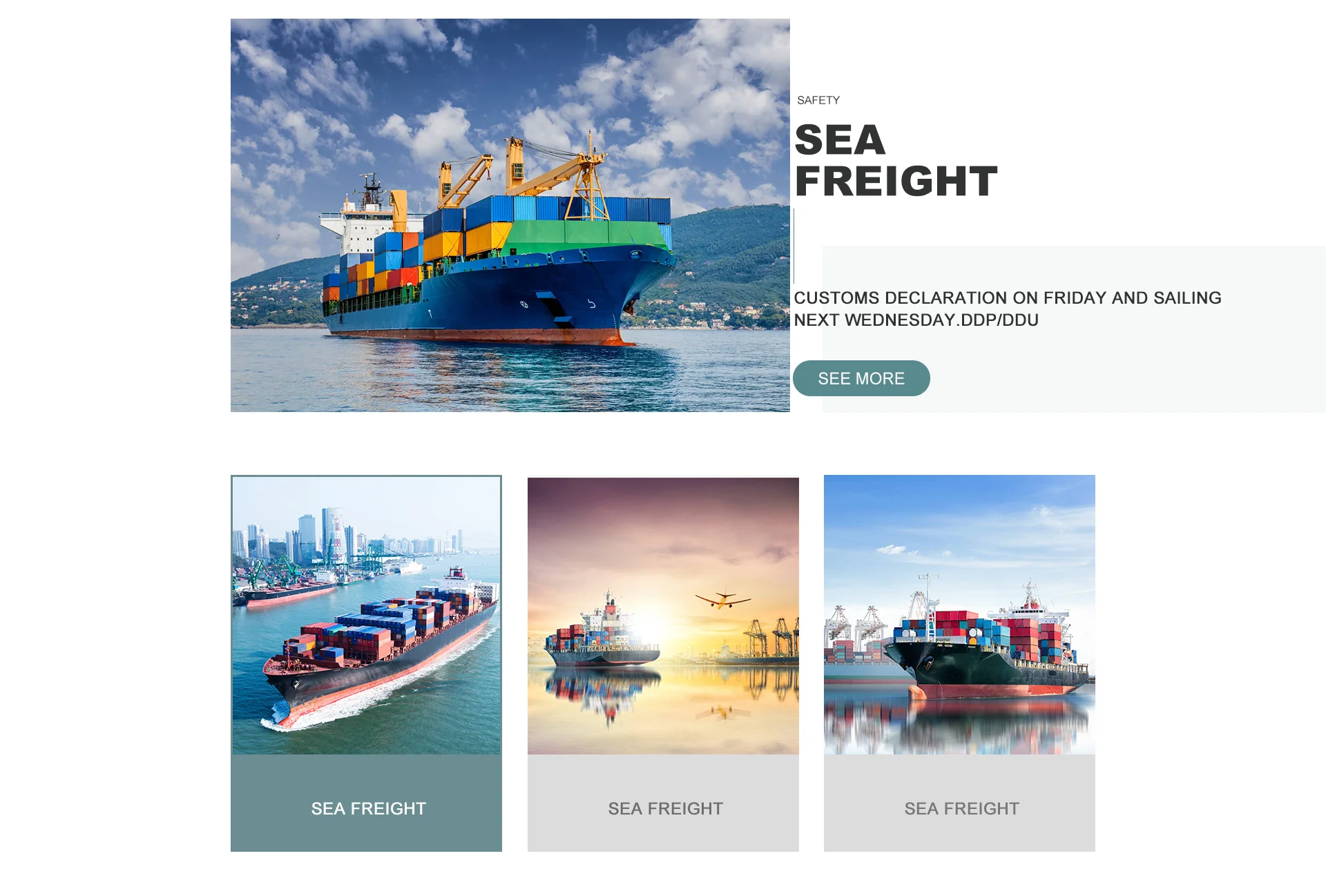 Shipping container Ddp shipping freight forwarder for cargo ships from China to USA Canada and UK