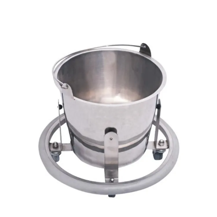 BT-SKT001 Cheap hospital Stainless Steel Kick Bucket waste trolley with wheels price