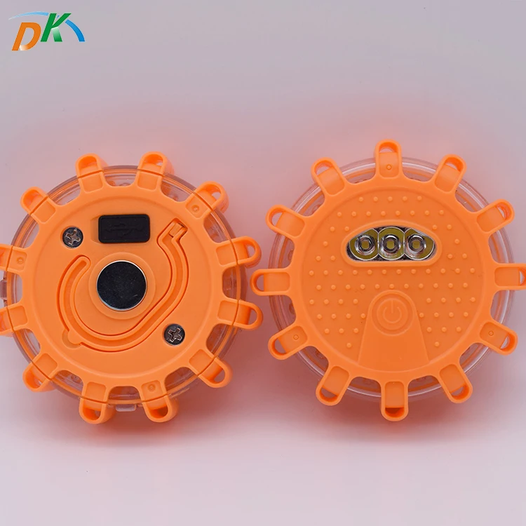 DK LED road flare emergency warning light recharge traffic flares strobe light
