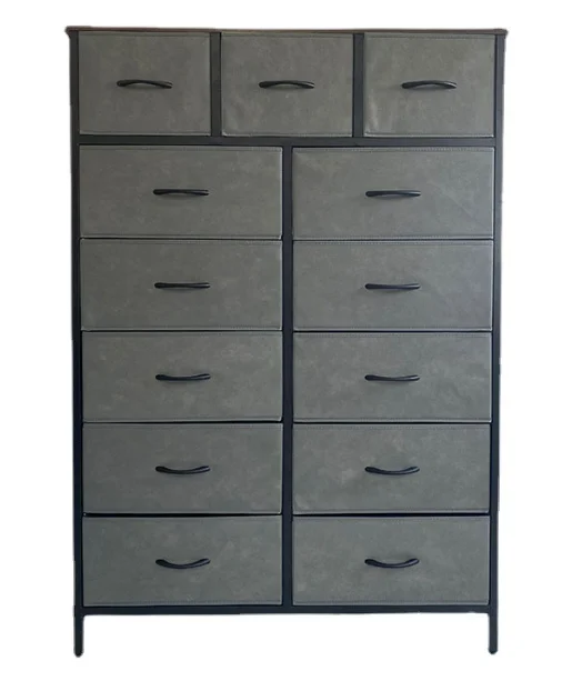 Cloth Storage Bins Cubes Baskets Containers with Plastic Handles for Home Closet Bedroom Drawers Organizers, Foldable