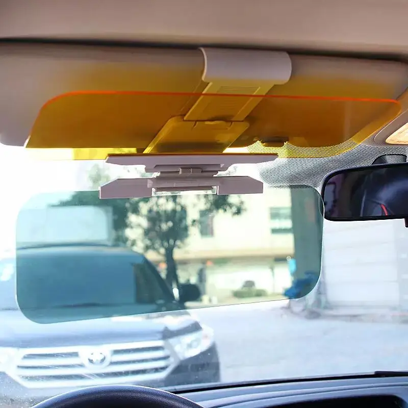 Hot Sell Hd Visor Useful Anti-Glare 2 In 1 Car Day And Night Visor Car Sun Visor
