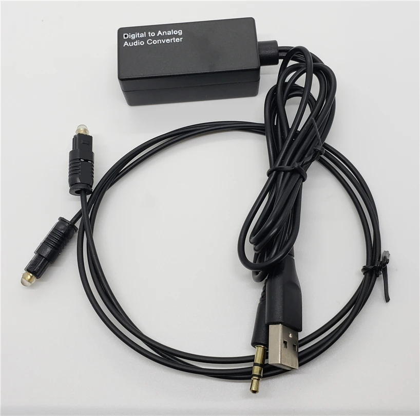 D15 192KHZ DAC Digital To Analog Optical Fiber Coaxial Audio Converter 3.5mm USB Decoder Adapter For Smart TV Set-top Box HiFi