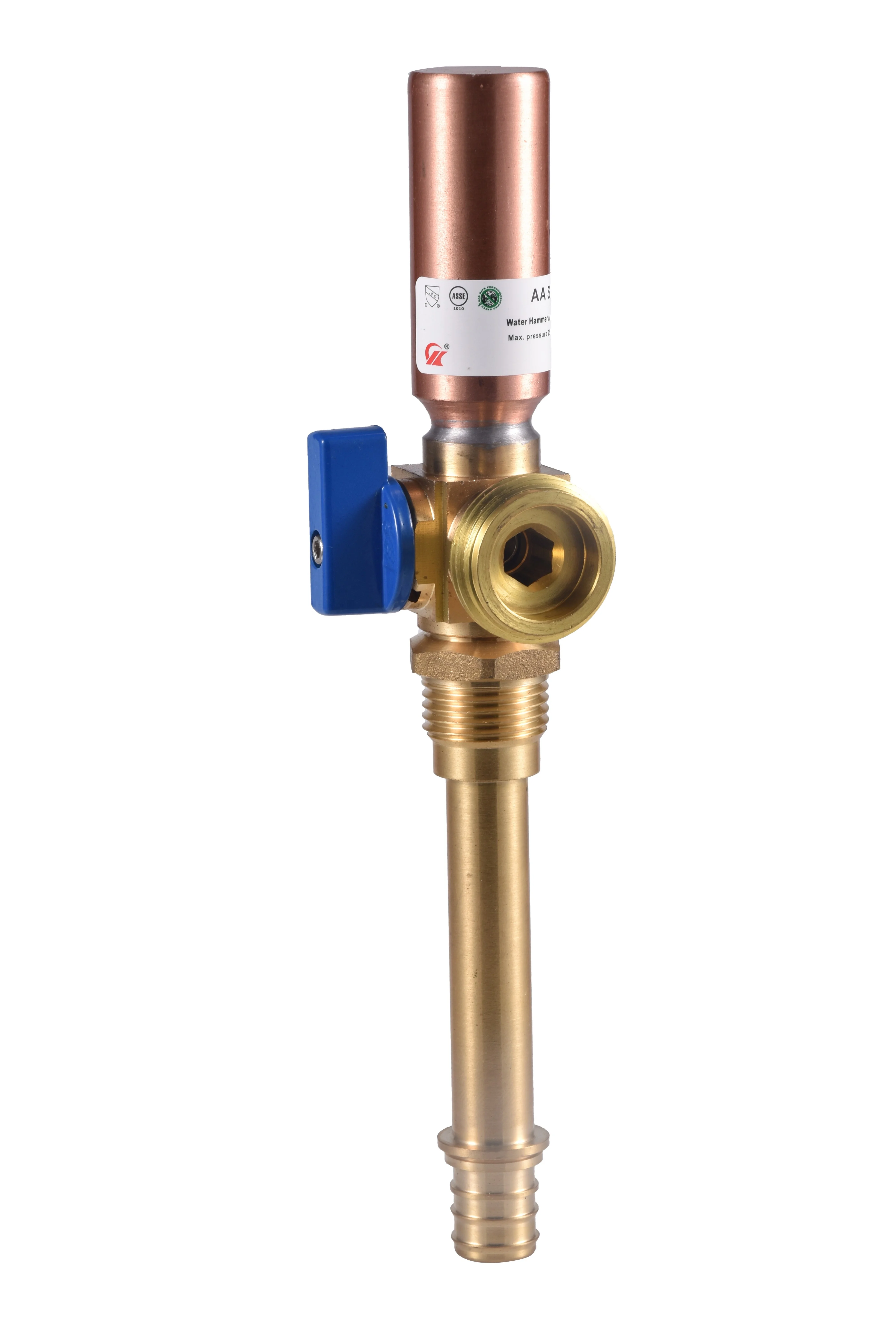 CUPC полдюйма Rehau Pex x 3 четверти дюйма MHT клапан с разрядником для стиральной машины