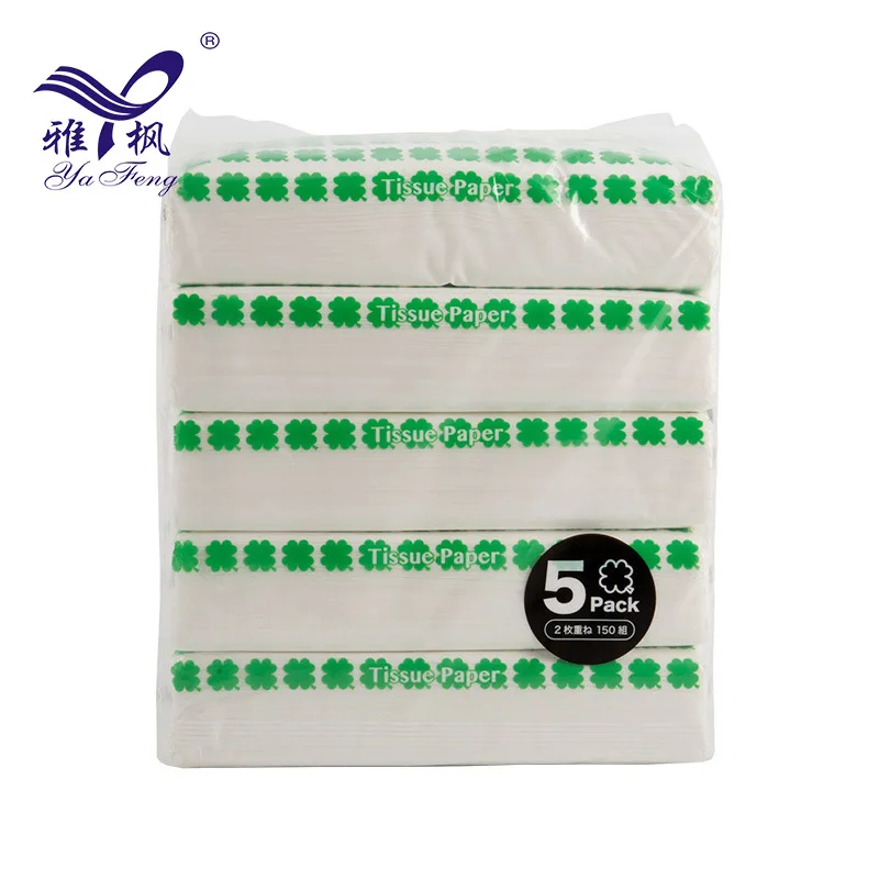 Professional 2 Ply Soft Pack Facial Tissues Packing Bag Tissue Paper Facial Tissue