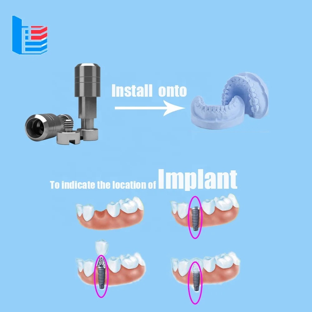 dental implant analog for laboratory