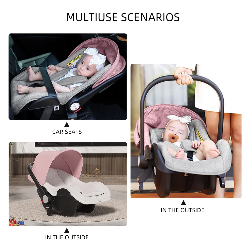 2023 High quality stroller baby 5 in 1 lightweight foldable baby station wagon luxury baby carrier with wheels and seat