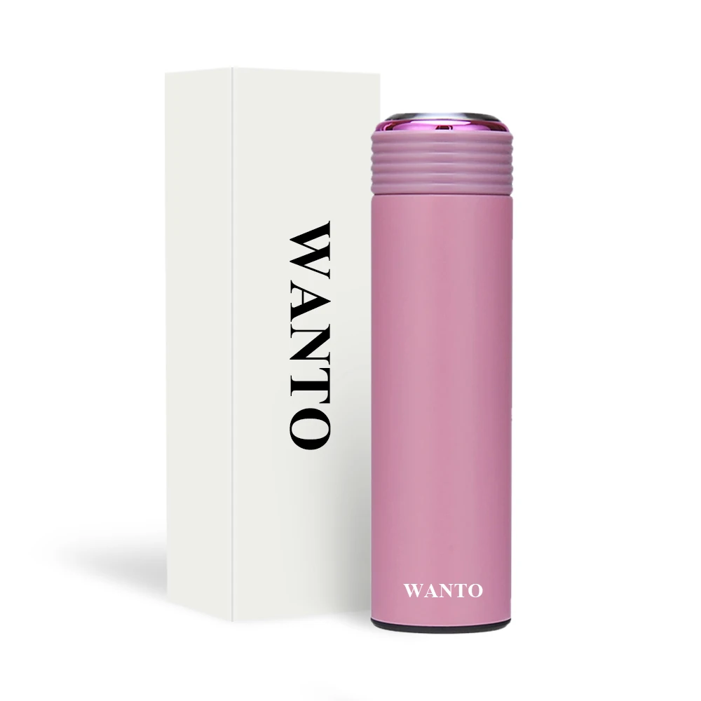Wanto 450ml Stainless Steel Portable Vacuum Insulated Flasks Thermos For Sports And Office