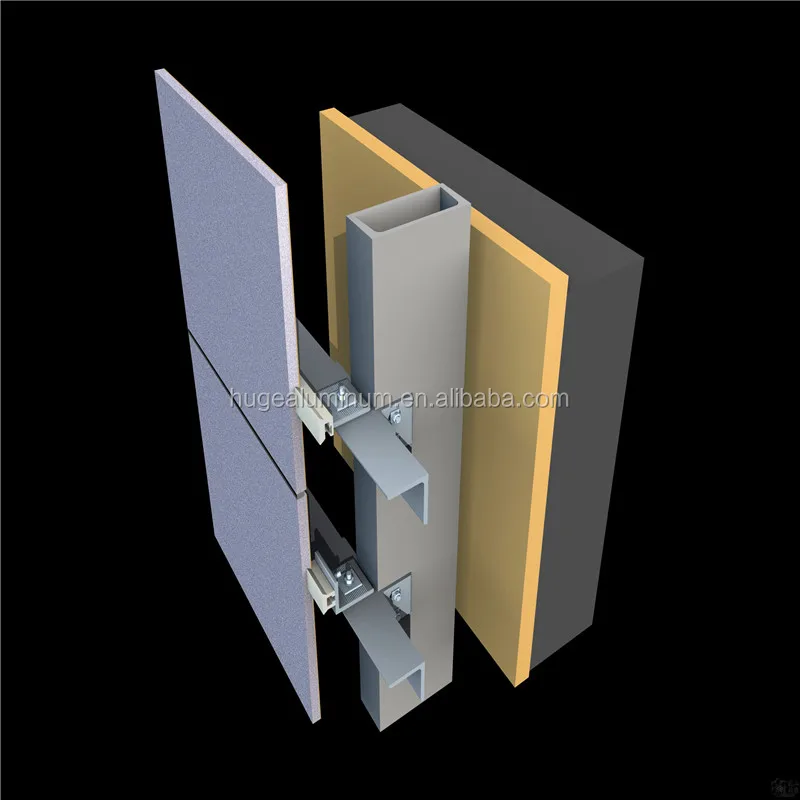 aluminum glass curtain wall project designs