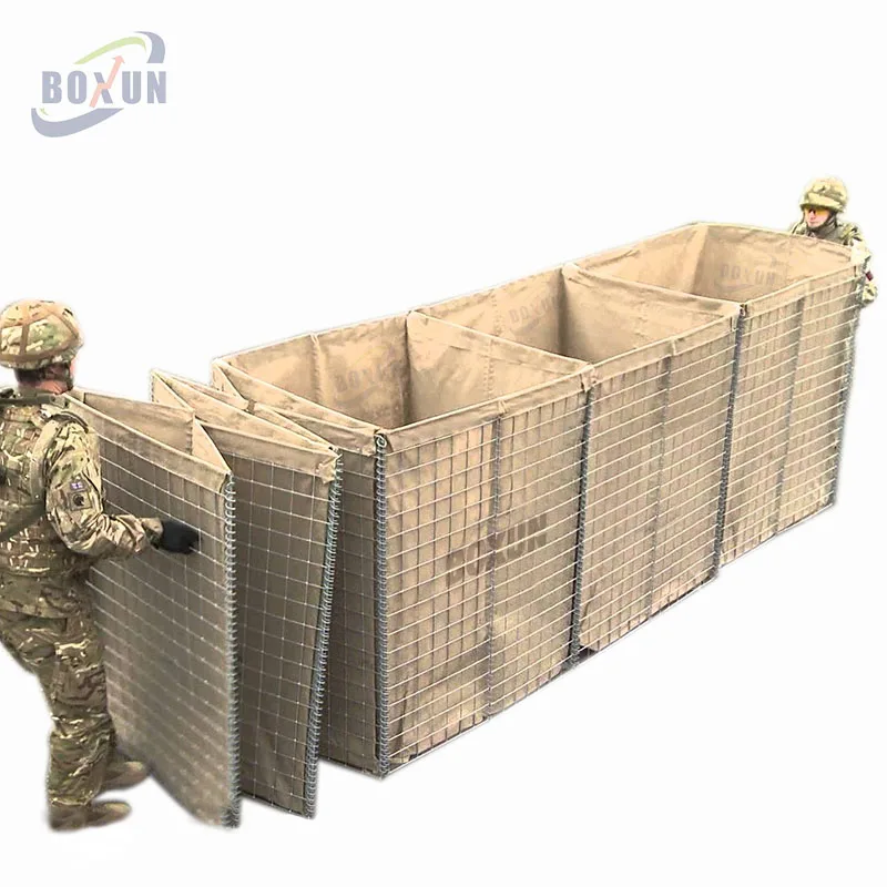 Direct Factory Heavy Duty Easily Assembled bastion barriers mil Defensive Barriers Sand Wall For Sale