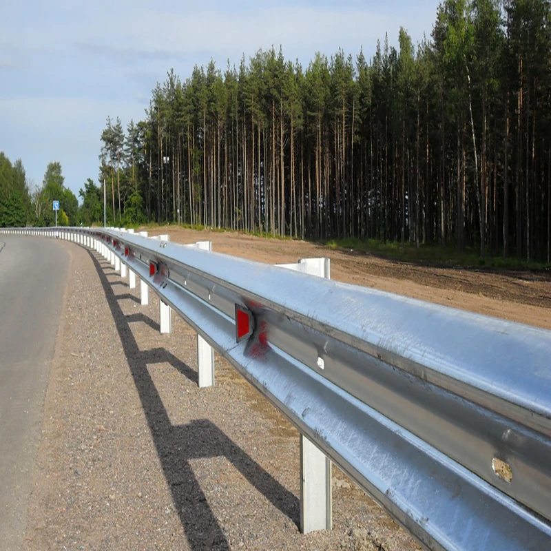 W Beam Guardrail  Hot-dip Galvanized Customized Surface  Highway Guardrails Factory Customized Guardrails
