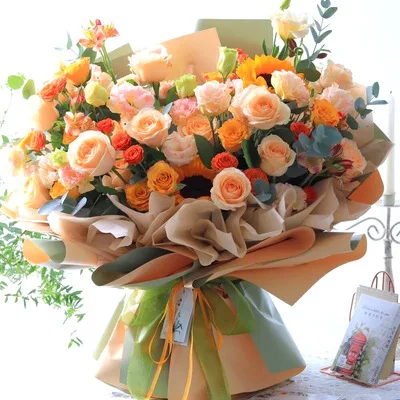 AN Waterproof Florist Fresh Flowers Bouquets Tissue Wrapping Paper, Multi Colors Gifts Packaging Flower Wrapping Paper