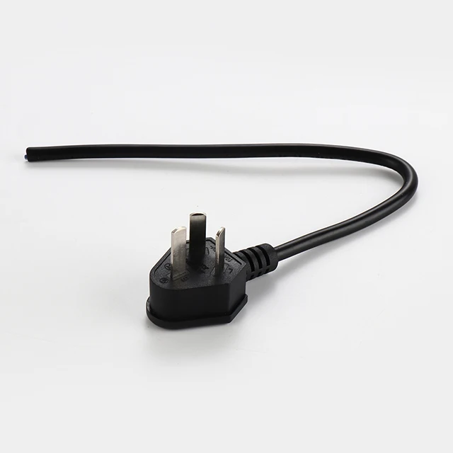 PVC 220V 110V Black Sheath Power Cord American Standard Plug