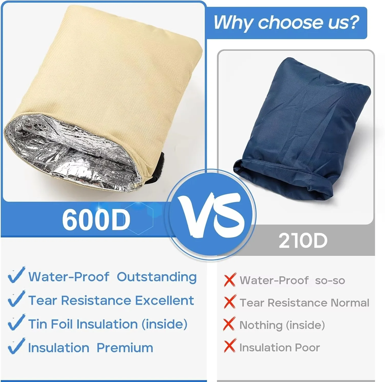 Fashionable hot selling water antifreezing Outdoor Faucet Cover Socks For Winter Freeze And Split Protection Faucet Cloth Bag