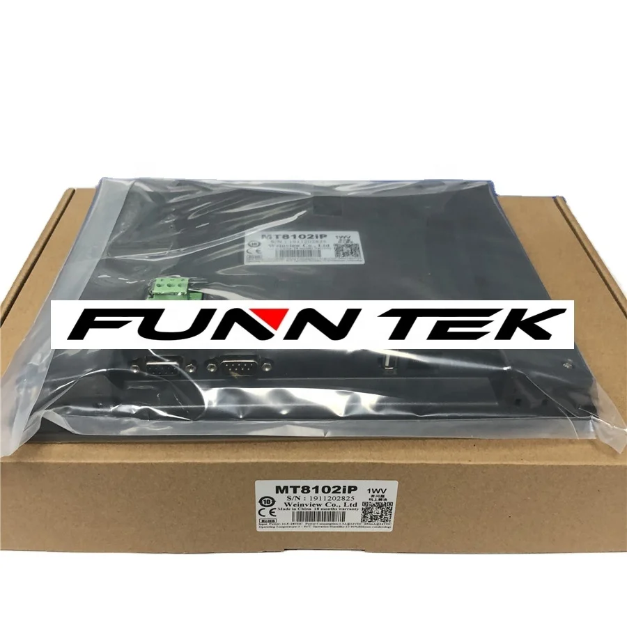 WEINTEK HMI MT8102IP Weinview Screen New and Original 10.1 TFT LCD Touch Screen / HMI Original Package