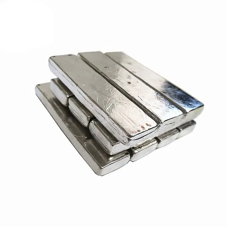 High Quality Wooden Case Packing high pure indium ingot  Indium Metal In Indium Foil