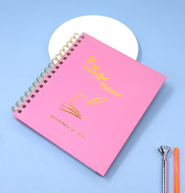 Private Label 2024-2025 A5 Undated Spiral Weekly Goal Workout Diary Journal Planner Notebook For Gift