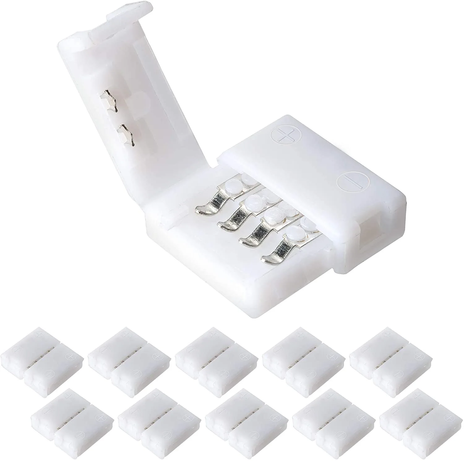 RGB X T L shape 4Pin 10mm Fast LED Strip Middle Connector PCB Board Splitter Connector