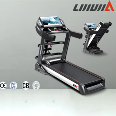 Lijiujia Wholesale Portable Mini Walking Pad treadmill Slim Motorized Cheap Flat Foldable Electric Treadmills For Sale