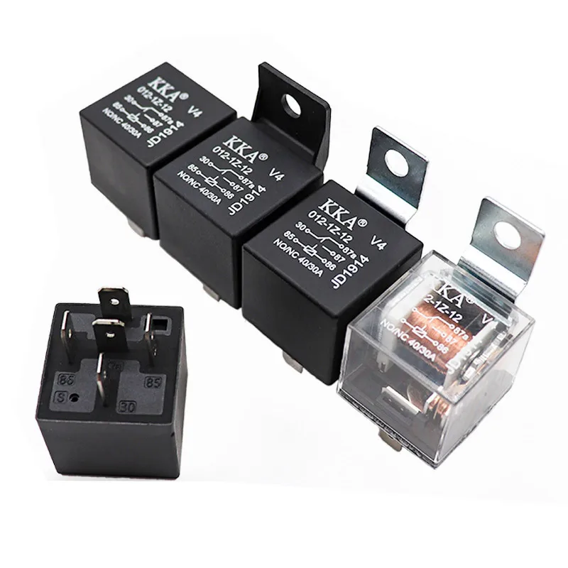 Автомобильное реле 12V 40A 4pin 5pin