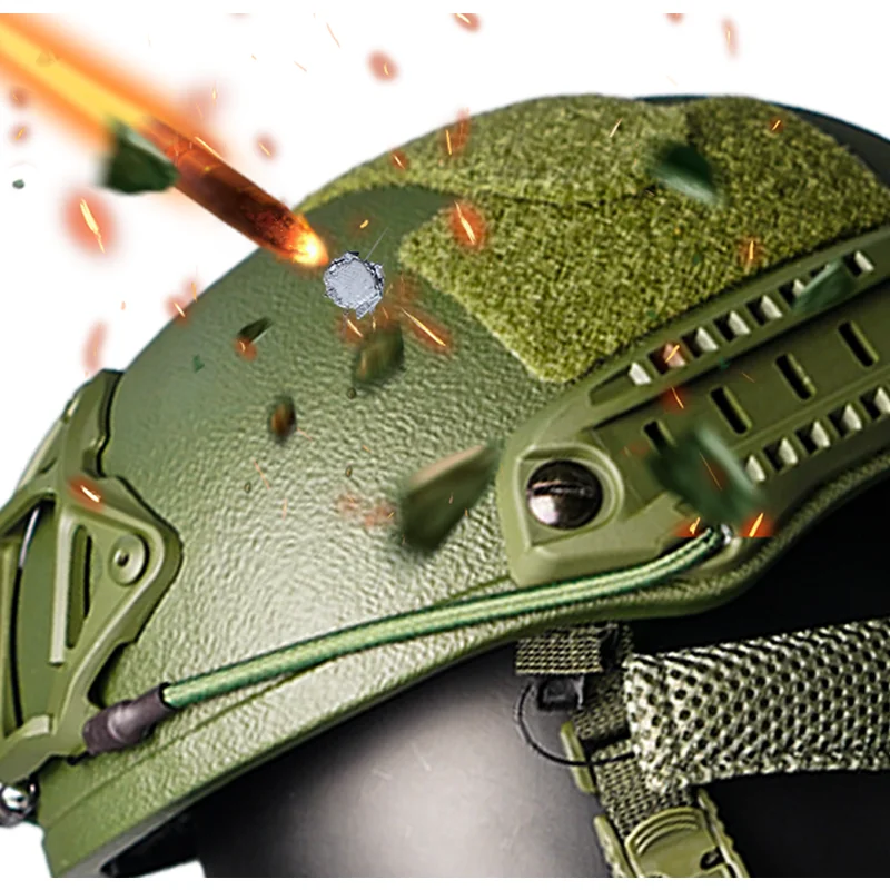 JJW IIIA UHMWPE FAST Helmet Protection Combat ballist Tactical Helmet