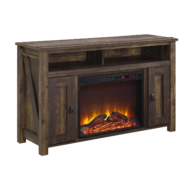 Modern design simple living room bedroom furniture fire place tv stand fireplace electric industrial tv stands cabine