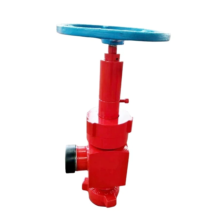Oil Drilling Adjustable Cast Steel Choke Valve For Wellhead