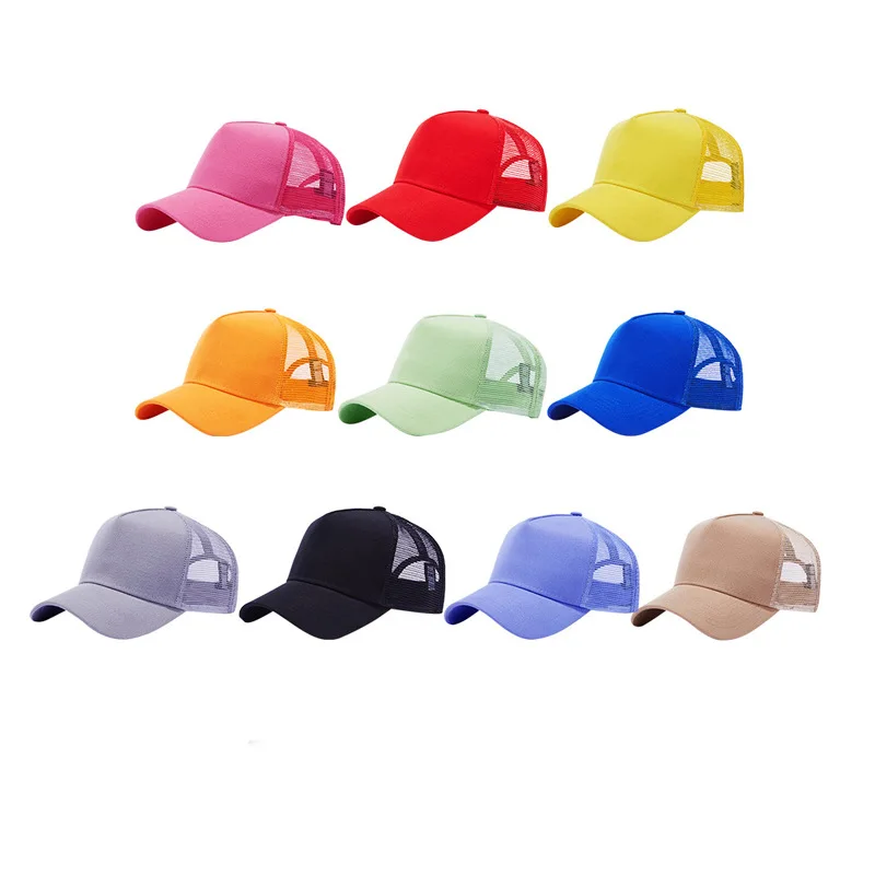 BSBH Plain Blank Five Panel Baseball Caps Custom Logo Adjustable Back Strap Wholesale Ball Caps Washer for Men