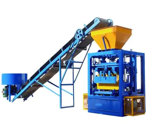 QT4-24 concrete block machine price interlocking Manual Brick Making Machinery