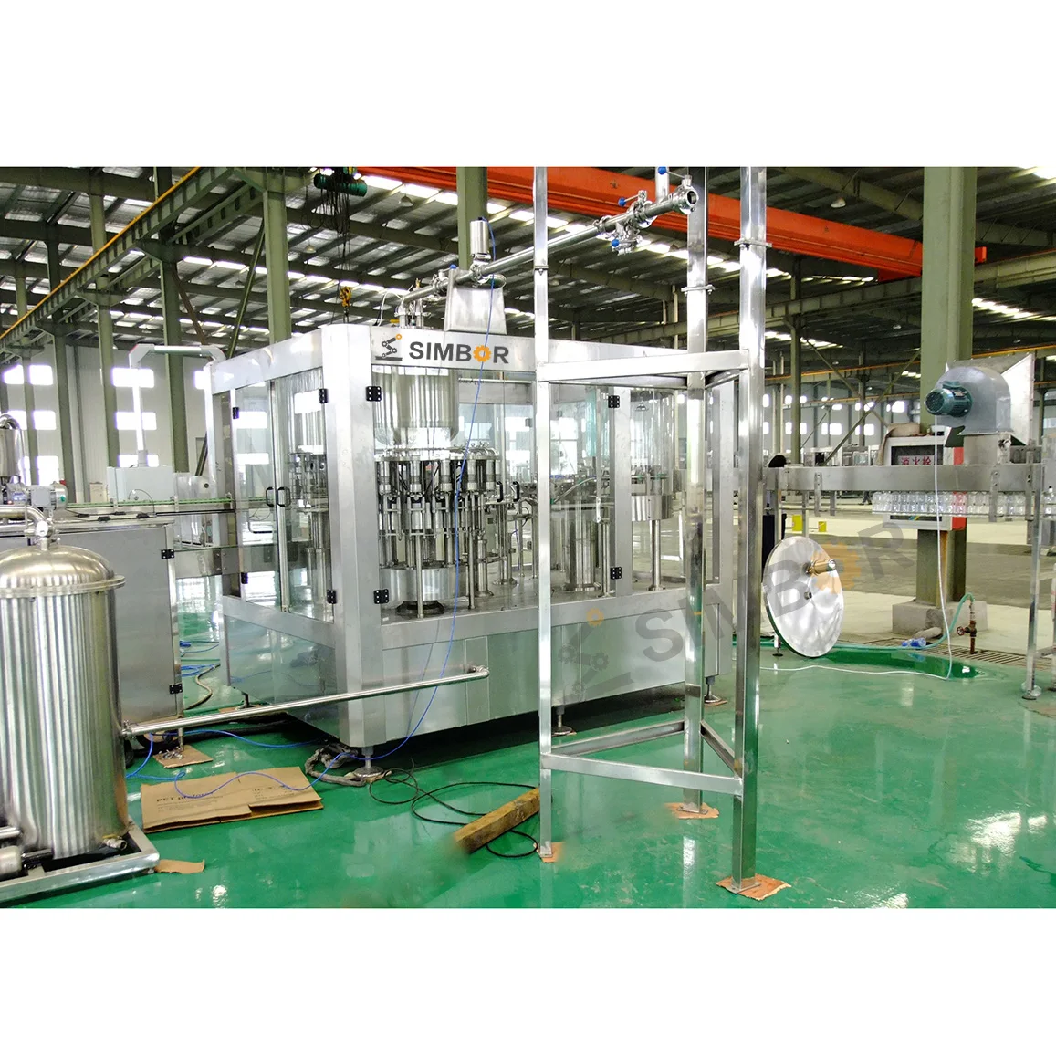 3in1 plastic pet bottle vegetable fruit juice ade filling bottling injection cap sealing capping machine