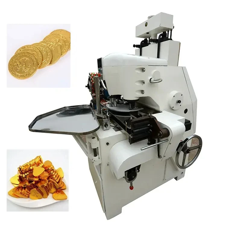 Fully Automatic Gold Coin Chocolate wrapping Machine Chocolate Making Machine Packing Machines