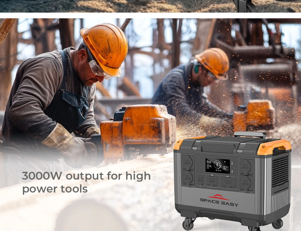 3000W 2688Wh Lithium Battery Super Capacity Solar Charged Generator For Home Portable Power Station