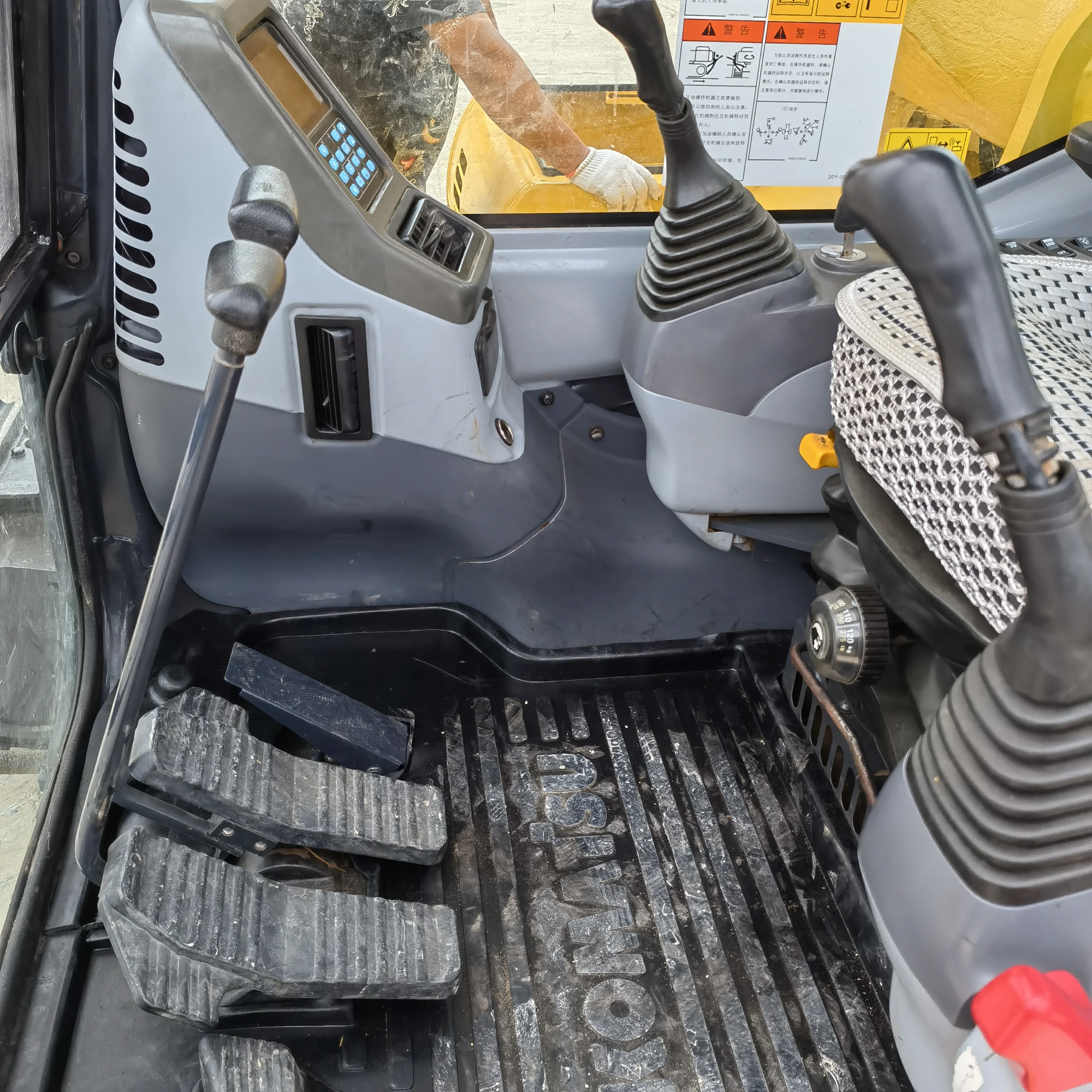 Оригинальный японский двигатель 45тонный экскаватор Komatsu PC450-7 для строительства с меньшим временем работы