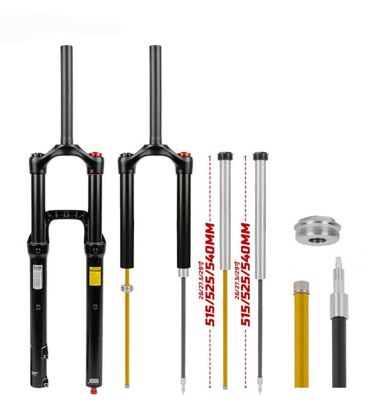 BUCKLOS 26 27.5 29 inch mountain bike shock absorber  fork quick release damping adjustable 160MM stroke bicycle fork